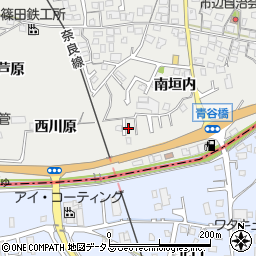 京都府城陽市市辺西川原38-9周辺の地図