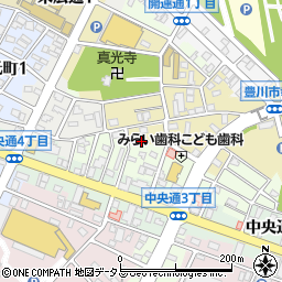 愛知県豊川市若宮町52-3周辺の地図