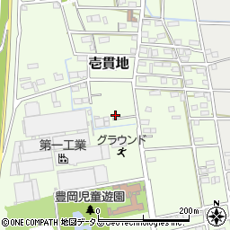 静岡県磐田市壱貫地154-2周辺の地図