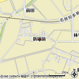 愛知県知多郡武豊町冨貴新田前周辺の地図