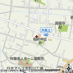 静岡県焼津市大島589-1周辺の地図