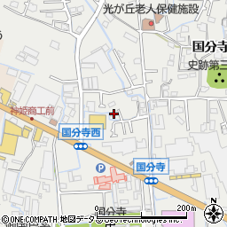 兵庫県姫路市御国野町国分寺169周辺の地図