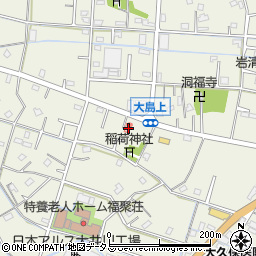 静岡県焼津市大島590周辺の地図