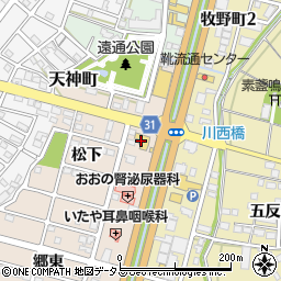 東京庵豊川支店周辺の地図