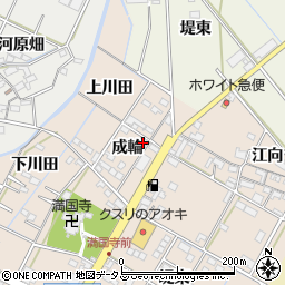 愛知県西尾市一色町味浜成輪21周辺の地図