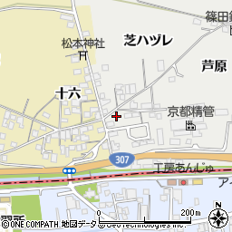 京都府城陽市市辺西川原102周辺の地図