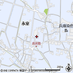 兵庫県加古川市志方町永室272-7周辺の地図