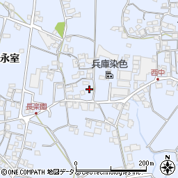 兵庫県加古川市志方町永室240周辺の地図