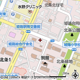 兵庫森林管理署姫路周辺の地図