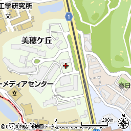 ファミリーマート茨木美穂ヶ丘店周辺の地図