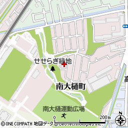 大阪府高槻市南大樋町周辺の地図