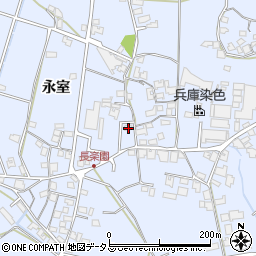 兵庫県加古川市志方町永室278周辺の地図