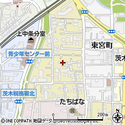 大阪府茨木市上泉町9-10周辺の地図