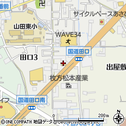 大阪トヨペット枚方店周辺の地図