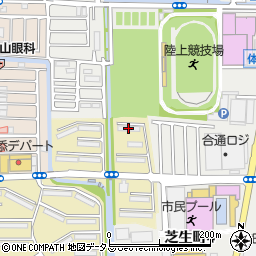 ＵＲ富田１号棟周辺の地図