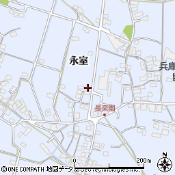 兵庫県加古川市志方町永室454周辺の地図