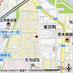 大阪府茨木市上泉町9-40周辺の地図