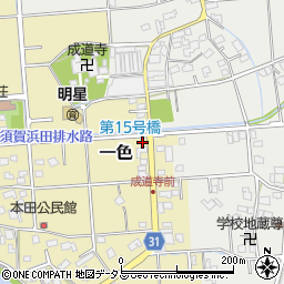 静岡県焼津市一色384周辺の地図