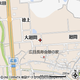 愛知県常滑市広目西之坊周辺の地図