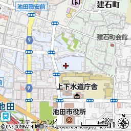 名鉄協商池田大和町駐車場周辺の地図