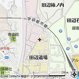 京都府京田辺市田辺道場45周辺の地図