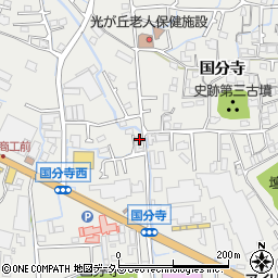 兵庫県姫路市御国野町国分寺167周辺の地図