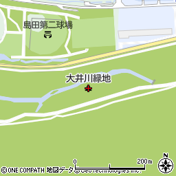 大井川緑地周辺の地図