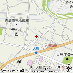 静岡県焼津市大島299周辺の地図