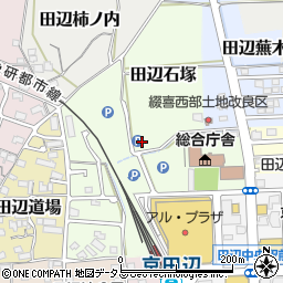 タイムズアル・プラザ京田辺店第４駐車場周辺の地図