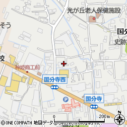 兵庫県姫路市御国野町国分寺173-13周辺の地図