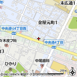 巴自転車店周辺の地図