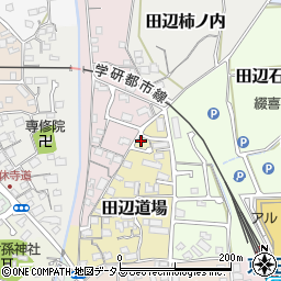 京都府京田辺市田辺道場46周辺の地図