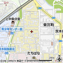 大阪府茨木市上泉町9周辺の地図