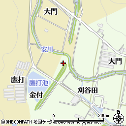 愛知県豊橋市石巻中山町金付周辺の地図