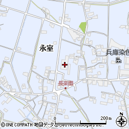 兵庫県加古川市志方町永室272-3周辺の地図