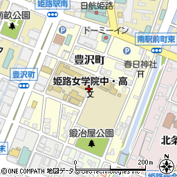 兵庫県姫路市豊沢町周辺の地図