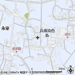 兵庫県加古川市志方町永室238周辺の地図