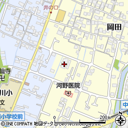 兵庫県姫路市岡田601周辺の地図