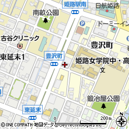 株式会社神戸新聞社　姫路支社周辺の地図