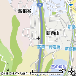 京都府京田辺市薪西山36-29周辺の地図