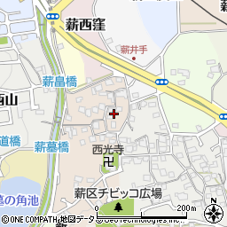 京都府京田辺市薪井手62周辺の地図
