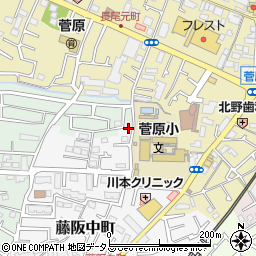大阪府枚方市藤阪中町15-1周辺の地図