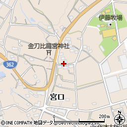 静岡県浜松市浜名区宮口2072-1周辺の地図