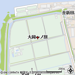 愛知県西尾市一色町細川大岡一ノ割周辺の地図