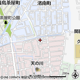 大阪府枚方市西禁野2丁目15周辺の地図