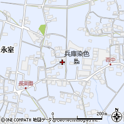 兵庫県加古川市志方町永室236周辺の地図