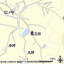 愛知県豊橋市石巻平野町象之谷周辺の地図