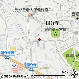 兵庫県姫路市御国野町国分寺376-3周辺の地図
