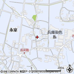 兵庫県加古川市志方町永室258周辺の地図