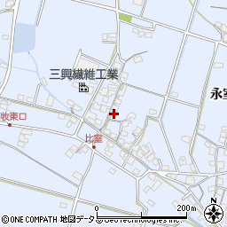 兵庫県加古川市志方町永室699周辺の地図